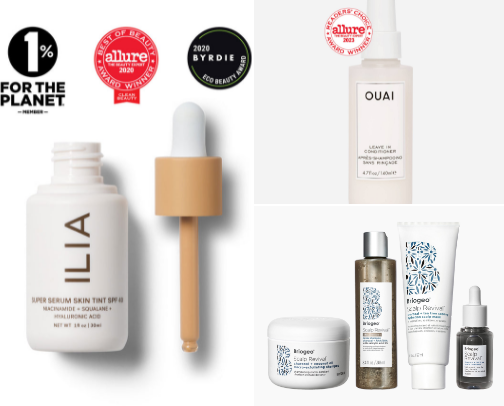 beauty recs for the semi-crunchy girls cover photo collage