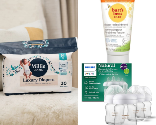 Baby and breastfeeding favs cover photo collage