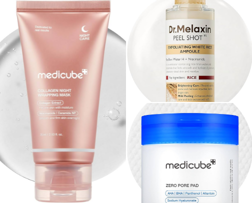 Skincare cover photo collage