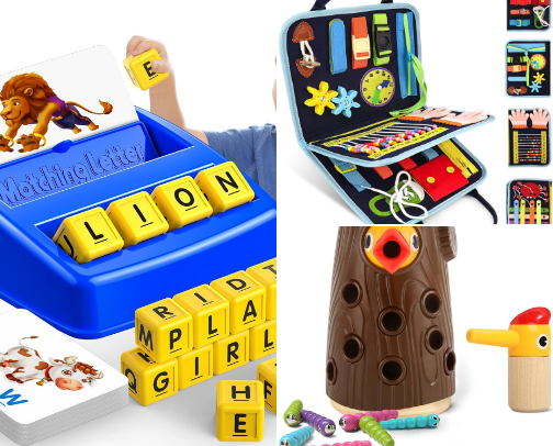 Best brain boosting toys for kids 3-10 years cover photo collage