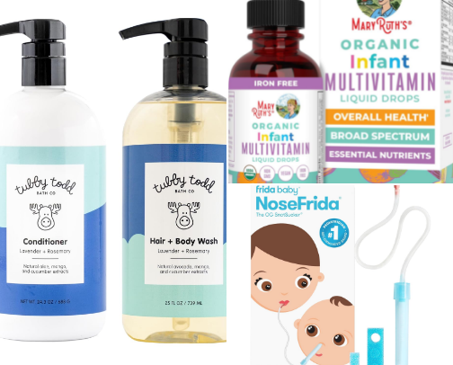 Baby health & wellness cover photo collage