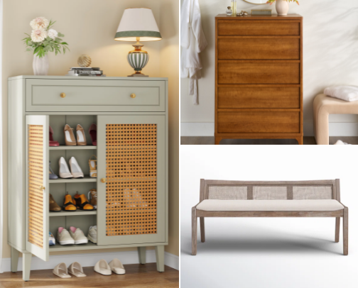 Entryway Ideas for storage! cover photo collage