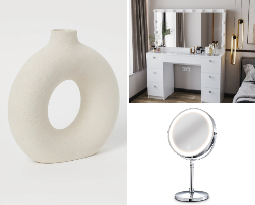 Home decorations cover photo collage