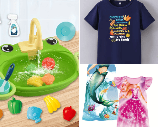 Kids Toys, Clothes & Gifts, OH MY! cover photo collage