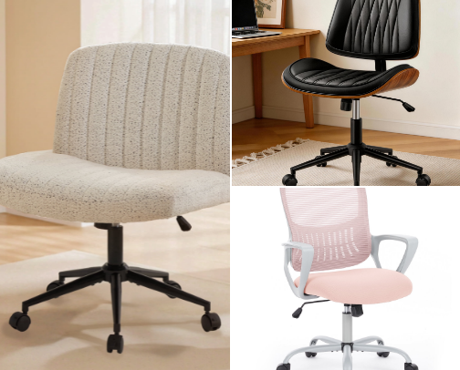 Cute Walmart Desk Chairs for a Girly Setup 💻 cover photo collage