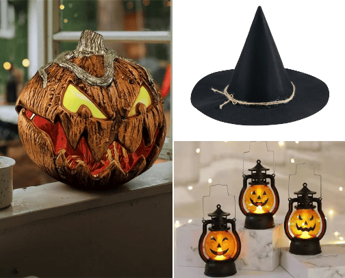 Halloween knickknacks 👀👀 cover photo collage