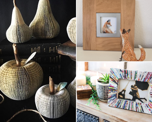 Eco-Friendly Finds for the Perfect Book Nook cover photo collage