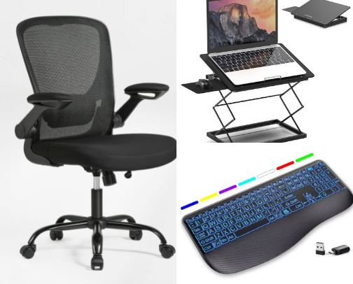 🏡 Home Office Must-Haves (Because the Couch Isn't an Office) cover photo collage