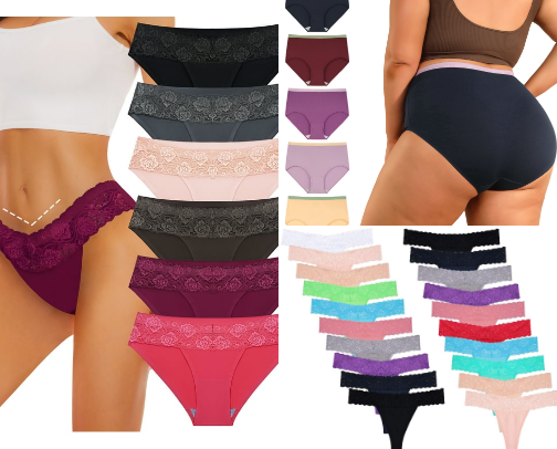 Underwear & Intimate Apparel for Comfort & Style | Assorted Types & Sizes cover photo collage