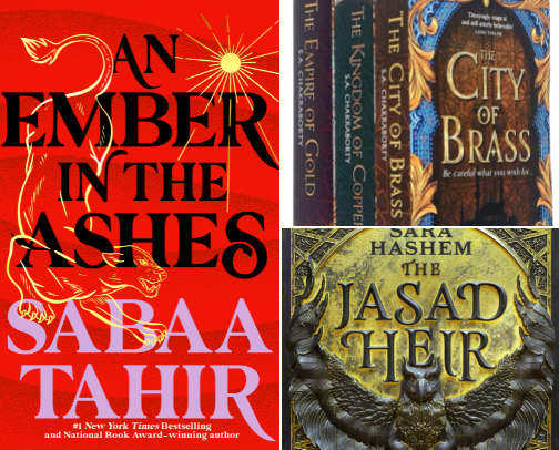 Favorite Fantasy Series by POC Authors cover photo collage