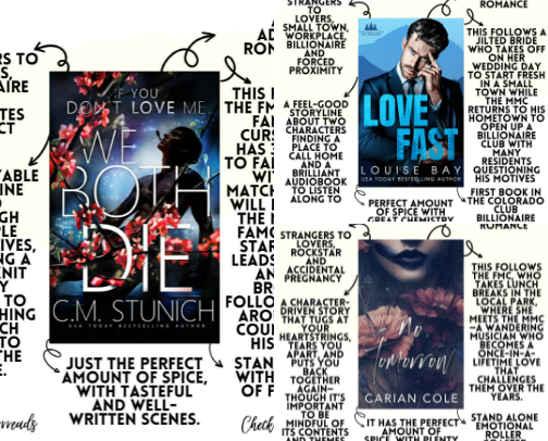 Strangers To Lovers Adult Romance Book Recommendations 📚 cover photo collage