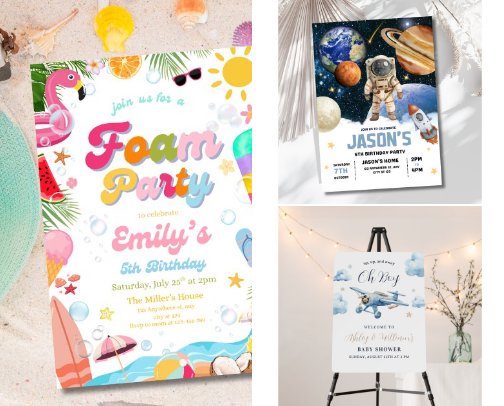 My favourite party supplie so far! cover photo collage