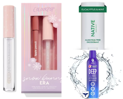 Target Beauty products cover photo collage
