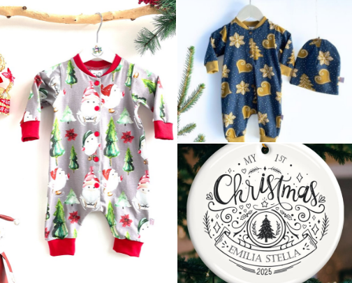 Baby's First Christmas - Ideas to help celebrate this important milestone! cover photo collage
