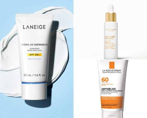 Healthy skin starts with a consistent skincare routine.. cover photo collage
