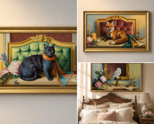 Baroque Animal Prints cover photo collage