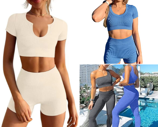 Hot Girl Gym Outfits cover photo collage
