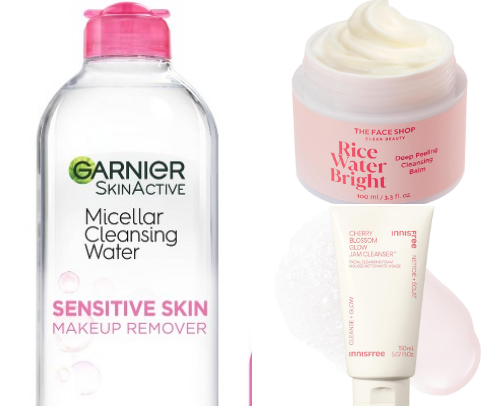 Nighttime Skin Care Routine cover photo collage