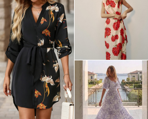 Vestidos para mujer cover photo collage
