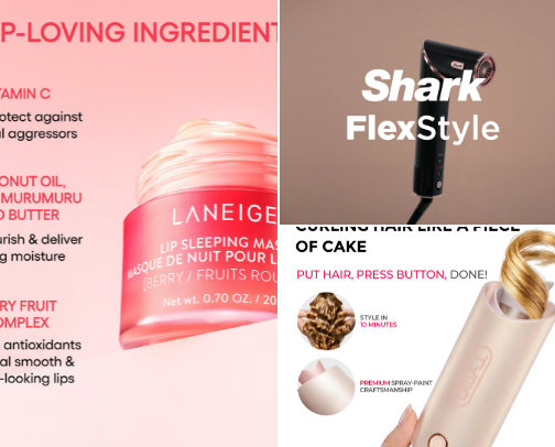 Viral Beauty Products💋 cover photo collage