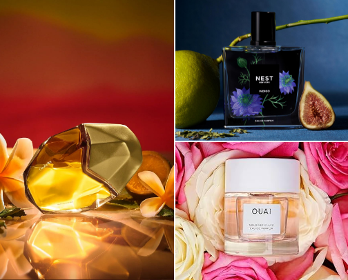 4 fragrances to smell like a spring fairy 🧚‍♀️💐 cover photo collage