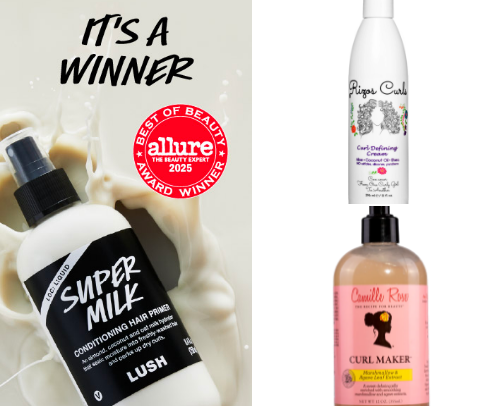 My Go To Curly Hair Products cover photo collage