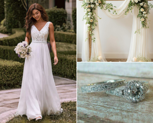 Everything you need for the perfect wedding day ✨️ cover photo collage