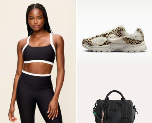 what to wear when you live at the gym 🎧🧢👟🏃🏻‍♀️ cover photo collage