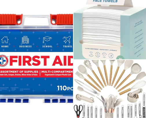 AirBNB essentials. 🧹🧼🧽🧺🧻 cover photo collage