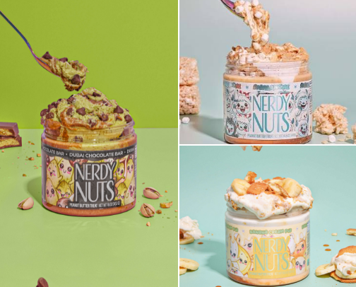 Nerdy Nuts! cover photo collage