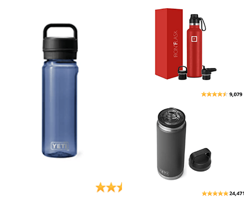 Water bottles cover photo collage