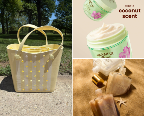 Summer finds ☀️⛱️🏝️🐚 cover photo collage
