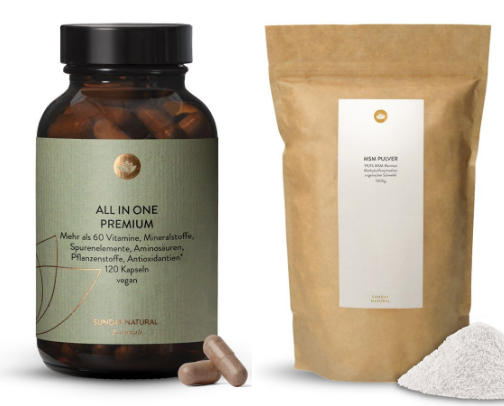 Compléments alimentaires cover photo collage