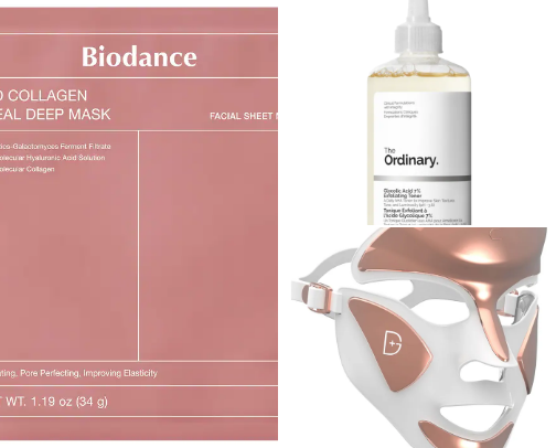 Skin care routine 🧖🏽‍♀️🌸🫧🛀🏼🩷 cover photo collage
