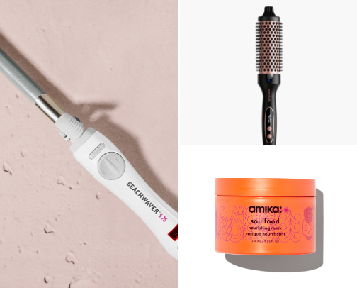best hair tools and products cover photo collage