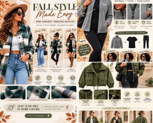 Fashion and Outfit Ideas cover photo collage