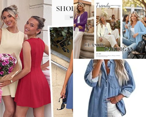 Cool Blue Aesthetic Finds: Icy Blue Fashion, Beauty & Home Decor cover photo collage