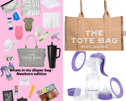 Newborn Diaper Bag cover photo collage