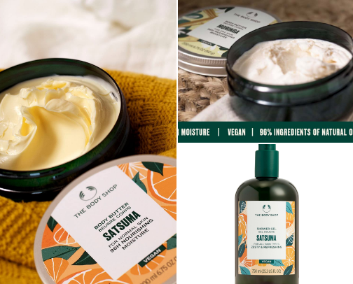 My favorite body care products cover photo collage