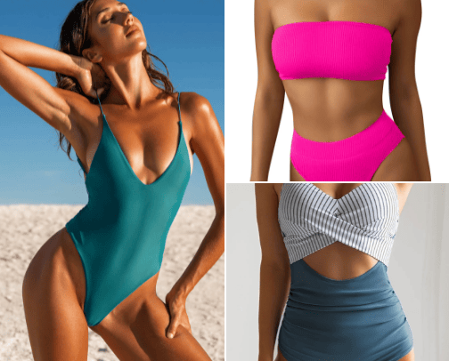 Trendy Swimwear cover photo collage