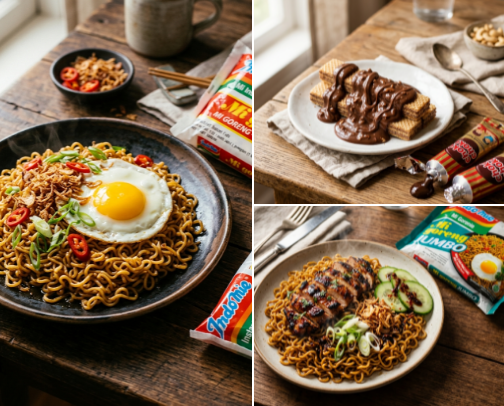 The Indonesian Pantry Survival Kit: 15 Nostalgic Snacks & Grocery Holy Grails That Cure US Homesickness 🍜🌶️ cover photo collage