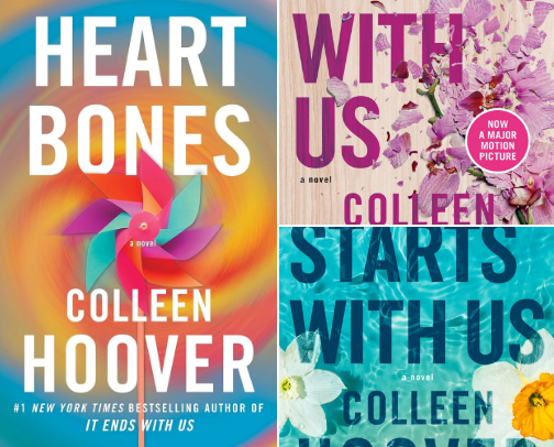 All Colleen Hoover's cover photo collage