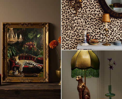 Leopard Print Home Finds & Obsessions 🐆🖤 cover photo collage