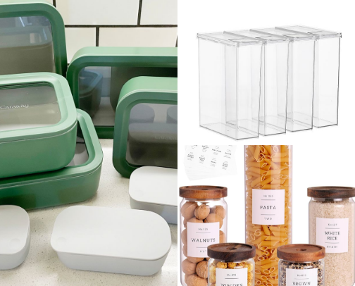 The "Organized Pantry" Luxury Edit cover photo collage