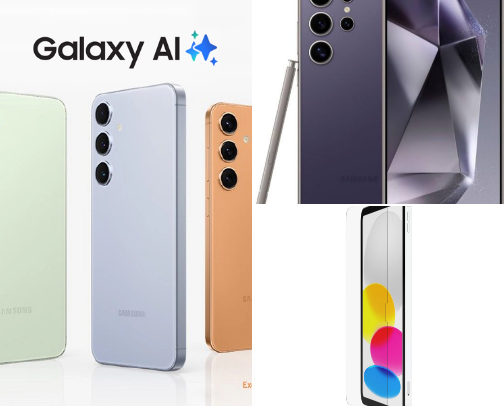 Mobile phones cover photo collage