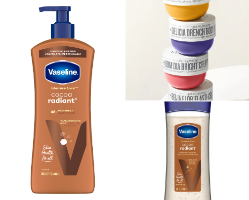 Fav lotions/moisturizers cover photo collage