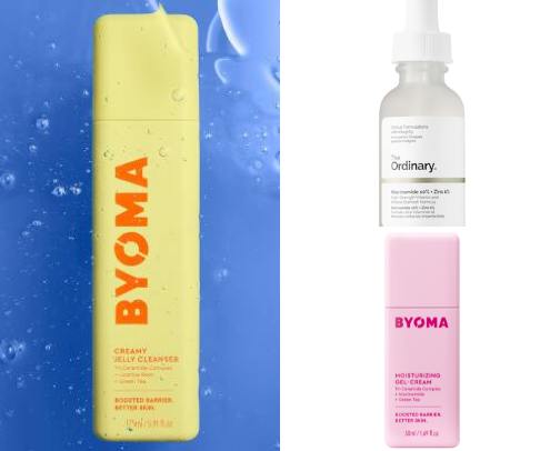 Teenagers skincare routine (fall edition 🍂) cover photo collage