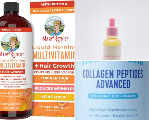 From Breakage to Growth: My Hair + Nail Routine cover photo collage