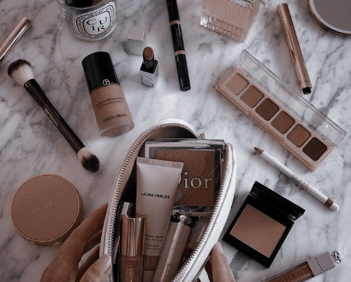 Beauty and make up cover photo collage