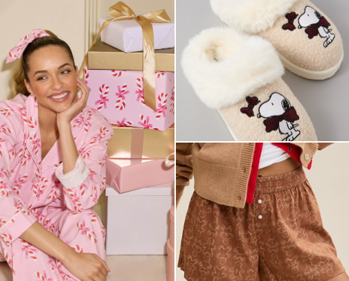 Cute & Comfortable Holiday Pajamas cover photo collage